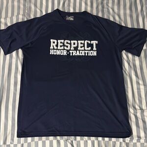 Respect Honor Tradition Navy Blue Men's Shirt